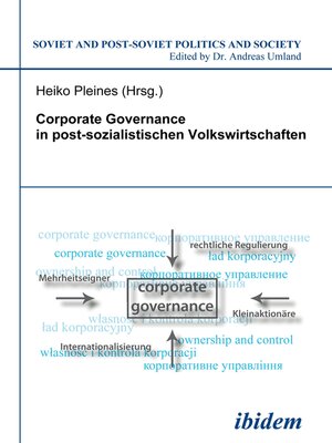 cover image of Corporate Governance in postsozialistischen Volkswirtschaften